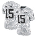 NY.Jets #15 Adonai Mitchell Player Arctic Camo Salute to Service Limited Game Gdoa Stitched Jerseys
