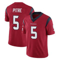 H.Texans #5 Jalen Pitre Player Red Limited Vapor Untouchable Home Game Stitched Jerseys