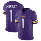 M.Vikings #1 Kyler Murray Player Purple Limited Vapor Untouchable Home Game Gdoa Stitched Jerseys