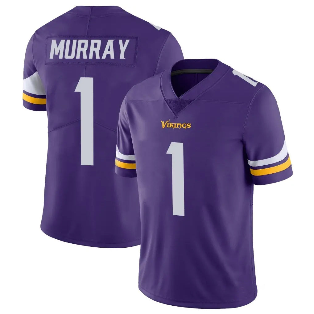 M.Vikings #1 Kyler Murray Player Purple Limited Vapor Untouchable Home Game Gdoa Stitched Jerseys