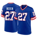 NY.Giants #27 Tyler Nubin Player Royal Classic Home Game Gdoa Stitched Jerseys