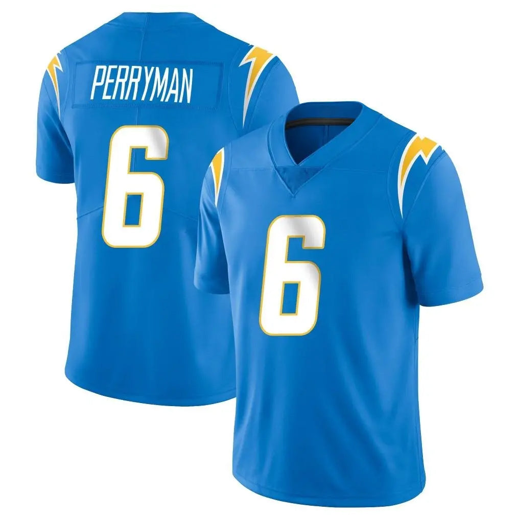 LA.Chargers #6 Denzel Perryman Player Blue Limited Vapor Untouchable Home Game Gdoa Stitched Jerseys