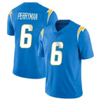 LA.Chargers #6 Denzel Perryman Player Blue Limited Vapor Untouchable Home Game Gdoa Stitched Jerseys