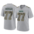 GB.Packers #77 Jordan Morgan Player Gray Atmosphere Fashion Home Game Gdoa Stitched Jerseys