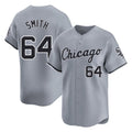 C.White Sox #64 Shane Smith Player Gray Road Limited Home Gdoa Stitched Jerseys
