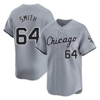 C.White Sox #64 Shane Smith Player Gray Road Limited Home Gdoa Stitched Jerseys