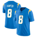 LA.Chargers #8 Omarion Hampton Player Blue Limited Vapor Untouchable Home Game Gdoa Stitched Jerseys