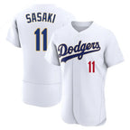 LA.Dodgers #11 Roki Sasaki Player Gold White 2026 Collection Stadium Limited Elite Fdoa Stitched Jerseys