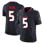 H.Texans #5 Jalen Pitre Player Navy Limited Alternate Vapor F.U.S.E. Home Game Stitched Jerseys