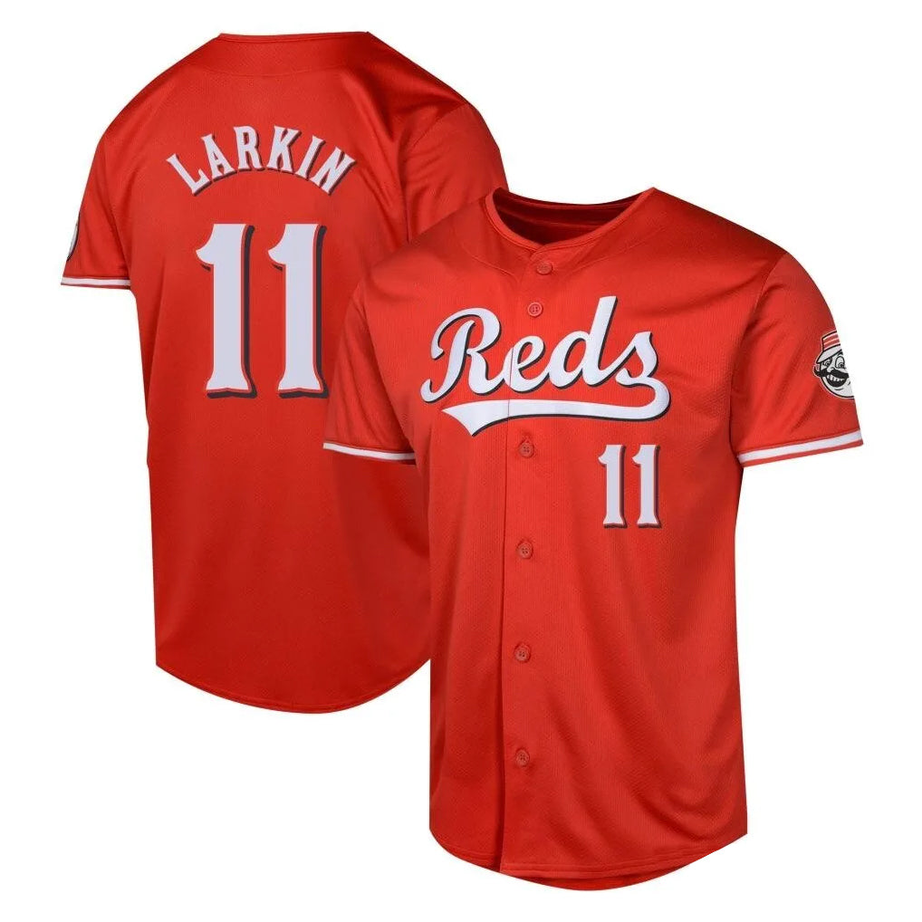 C.Reds #11 Barry Larkin Player Red 2026 City Connect Limited Home Gdoa Stitched Jerseys