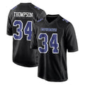 D.Cowboys #34 Jalen Thompson Player Carbon Black Fashion Home Game Gdoa Stitched Jerseys
