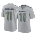 S.Seahawks #11 Jaxon Smith-Njigba Player Gray Atmosphere Fashion Home Game Gdoa Stitched Jerseys