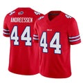 B.Bills #44 Joe Andreessen Player Red Vapor F.U.S.E. Limited Home Game Gdoa Stitched Jerseys