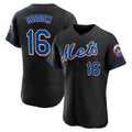NY.Mets #16 Dwight Gooden Player Black Replica Home Limited Elite Fdoa Stitched Jerseys