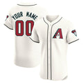 Custom A.Diamondbacks Cream Limited Elite Home Game Any name & number Gdoa Stitched Jerseys