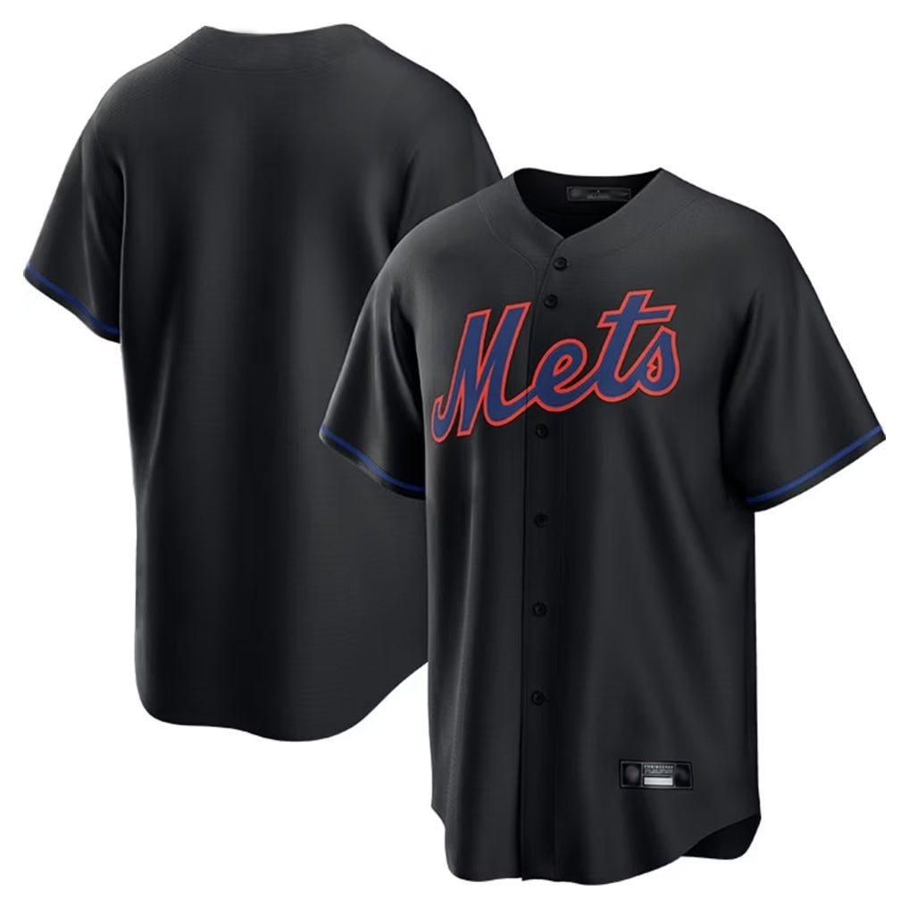 NY.Mets ## Mets Blank Player Black Alternate Home Game Fdoa Stitched Jerseys
