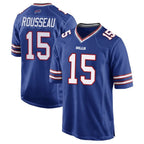 B.Bills #15 Greg Rousseau Player Royal Home Game Gdoa Stitched Jerseys