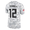 A.Falcons #12 Avieon Terrell Player Arctic Camo Salute to Service Limited Gdoa Stitched Jerseys