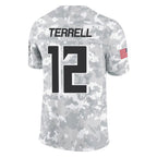 A.Falcons #12 Avieon Terrell Player Arctic Camo Salute to Service Limited Gdoa Stitched Jerseys