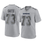 D.Cowboys #73 Tyler Smith Player Gray Atmosphere Fashion Home Game Gdoa Stitched Jerseys