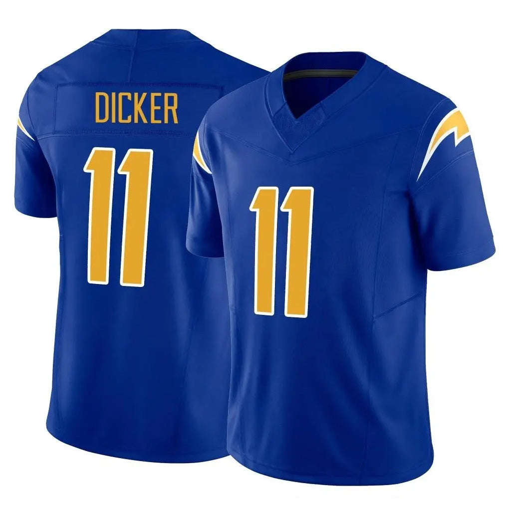 LA.Chargers #11 Cameron Dicker Player Royal Limited Vapor F.U.S.E. Home Game Gdoa Stitched Jerseys