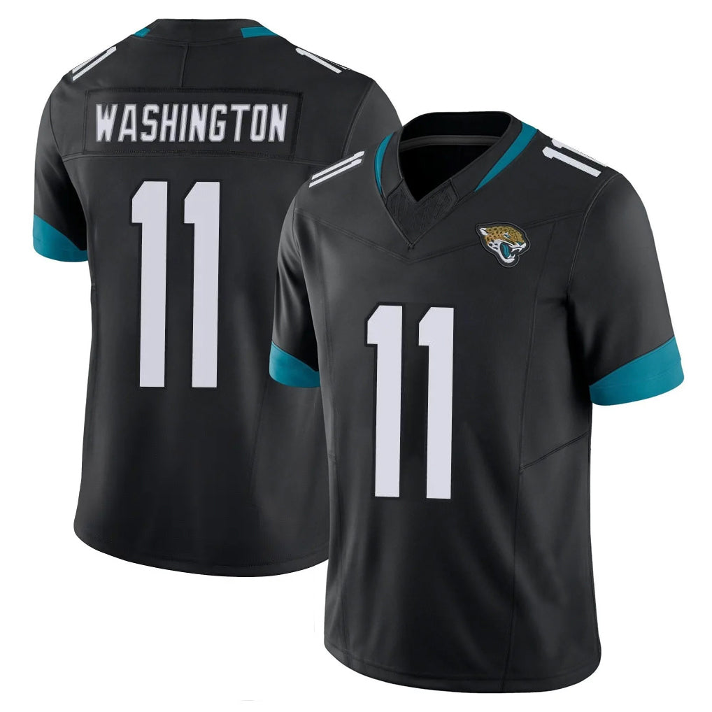 J.Jaguars #11 Parker Washington Player Black Vapor F.U.S.E. Limited Home Game Gdoa Stitched Jerseys