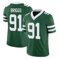 NY.Jets #91 Jowon Briggs Player Green Legacy Limited Vapor F.U.S.E. Home Game Gdoa Stitched Jerseys