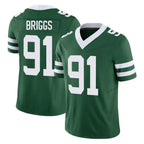 NY.Jets #91 Jowon Briggs Player Green Legacy Limited Vapor F.U.S.E. Home Game Gdoa Stitched Jerseys