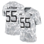 T.Titans #55 JC Latham Player Arctic Camo Limited Salute to Service Home Game Gdoa Stitched Jerseys