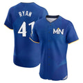M.Twins #41 Joe Ryan Player Royal City Connect Limited Elite Home Fdoa Stitched Jerseys