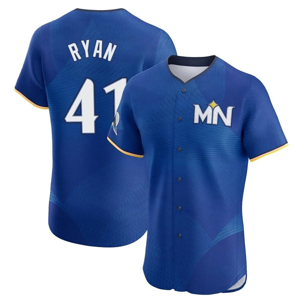 M.Twins #41 Joe Ryan Player Royal City Connect Limited Elite Home Fdoa Stitched Jerseys
