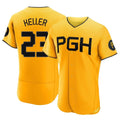 P.Pirates #23 Mitch Keller Player Gold City Connect Home Limited Elite Fdoa Stitched Jerseys