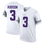 M.Vikings #3 Jordan Addison Player White Alternate Legend Home Game Gdoa Stitched Jerseys