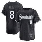 C.White Sox #8 Kyle Teel Player Black City Connect Limited Home Gdoa Stitched Jerseys