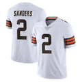 C.Browns #2 Shedeur Sanders Player White Vapor Untouchable Limited Home Game Gdoa Stitched Jerseys
