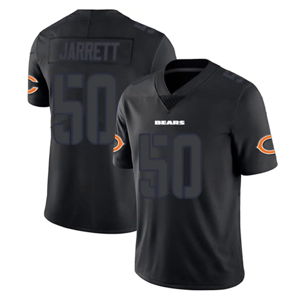C.Bears #50 Grady Jarrett Player Black Impact Limited Game Gdoa Stitched Jerseys