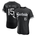 C.White Sox #15 Sean Newcomb Player Black City Connect Limited Elite Home Gdoa Stitched Jerseys