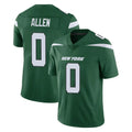 NY.Jets #0 Braelon Allen Player Green Limited Vapor Home Game Gdoa Stitched Jerseys