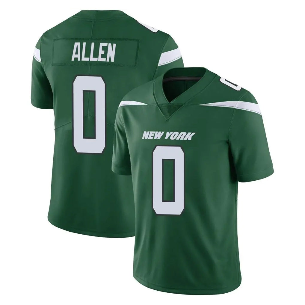 NY.Jets #0 Braelon Allen Player Green Limited Vapor Home Game Gdoa Stitched Jerseys