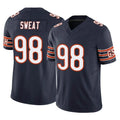 C.Bears #98 Montez Sweat Player Navy Vapor F.U.S.E. Limited Home Game Gdoa Stitched Jerseys