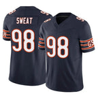C.Bears #98 Montez Sweat Player Navy Vapor F.U.S.E. Limited Home Game Gdoa Stitched Jerseys