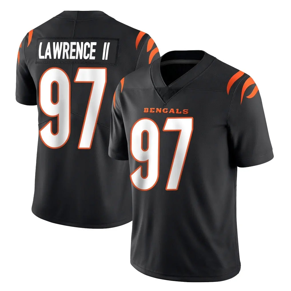 C.Bengals #97 Dexter Lawrence II Player Black Vapor Untouchable Limited Home Game Gdoa Stitched Jerseys