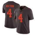 C.Browns #4 Deshaun Watson Player Browns Color Rush Limited Home Game Gdoa Stitched Jerseys