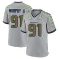 S.Seahawks #91 Byron Murphy II Player Grey 2025 Rivalries Collection Home Game Gdoa Stitched Jerseys