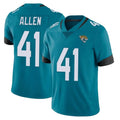 J.Jaguars #41 Josh Hines-Allen Player Teal Vapor Untouchable Limited Home Game Gdoa Stitched Jerseys