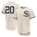 C.White Sox #20 Miguel Vargas Player Cream Field of Dreams Limited Elite Home Gdoa Stitched Jerseys