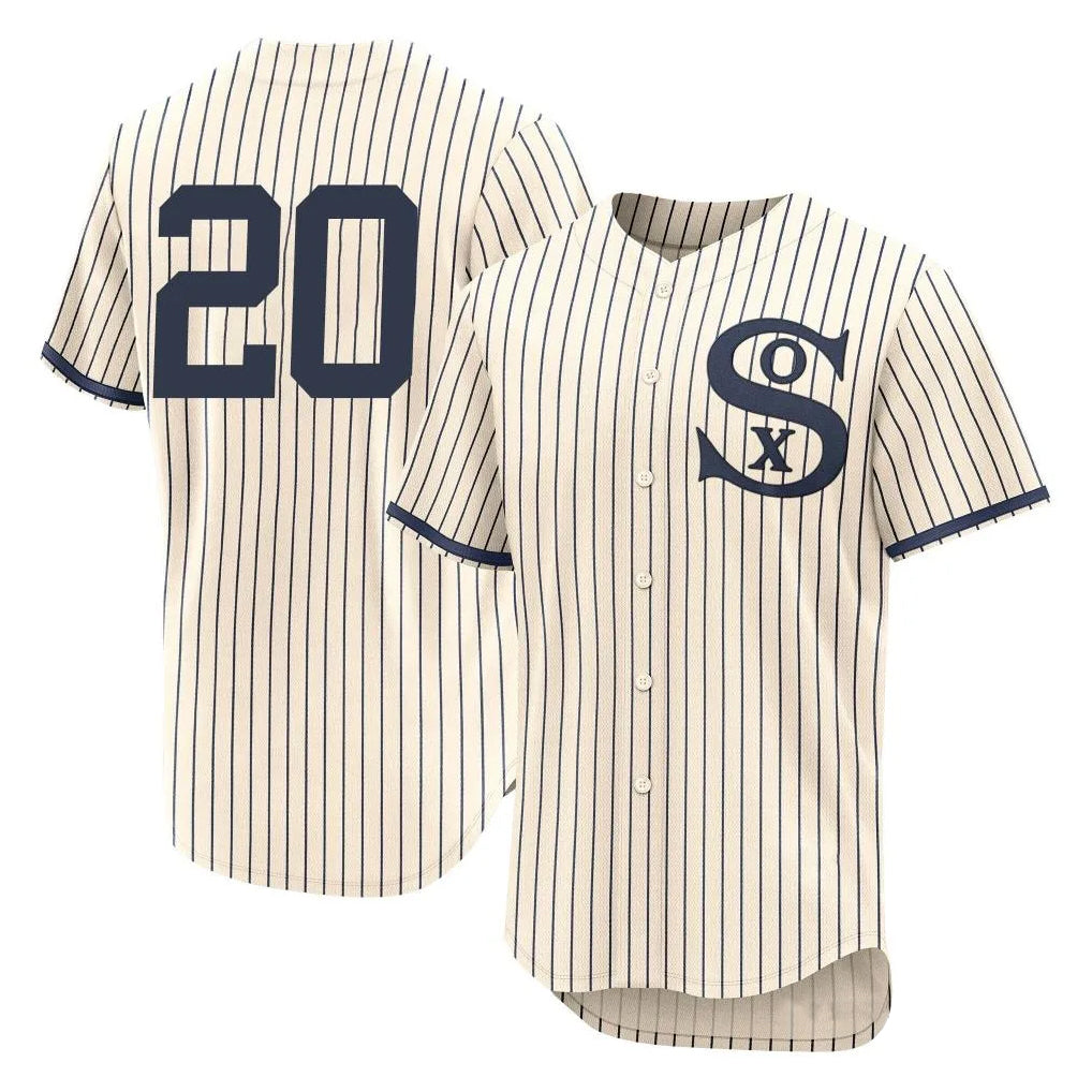 C.White Sox #20 Miguel Vargas Player Cream Field of Dreams Limited Elite Home Gdoa Stitched Jerseys