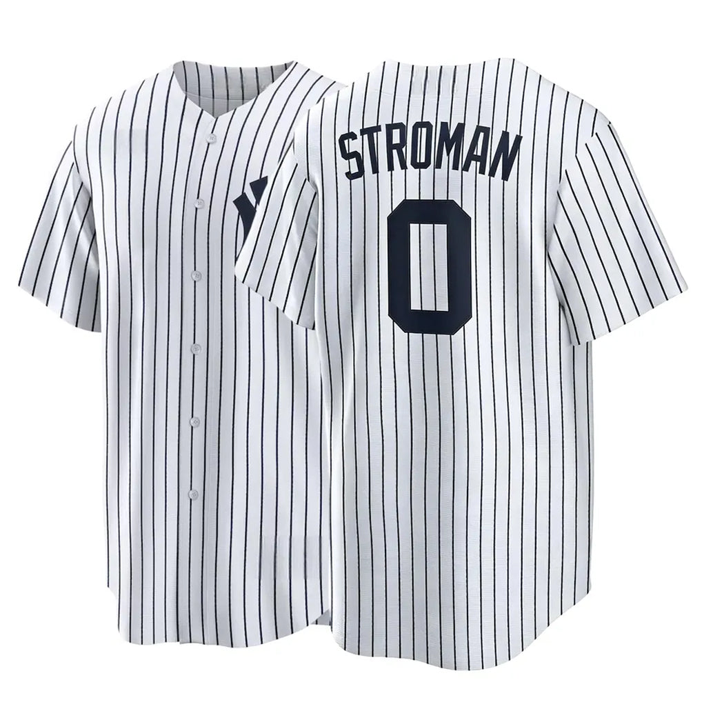 NY.Yankees #0 Marcus Stroman Player White Game Home Fdoa Stitched Jerseys