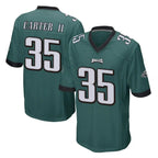 P.Eagles #35 Michael Carter II Player Team Color Green Home Game Gdoa Stitched Jerseys