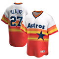 H.Astros #27 Jose Altuve Player Rainbow Cooperstown Collection T-shirt Gdoa Stitched Jerseys